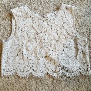 BHLDN Anthropologie Cleo Top in Mink M